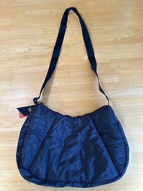 Reebok Navy Padded Crossbody Shoulder Bag